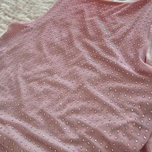 Bailey 44 Pink Top with Rhinestone Details